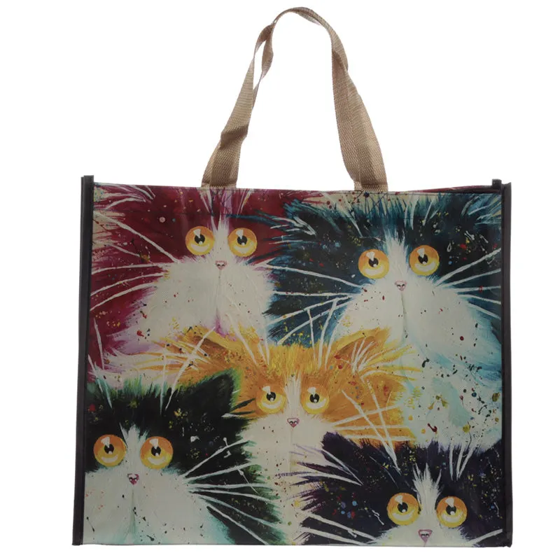 Kim Haskins Cats Reusable Shopping Bag NWBAG66