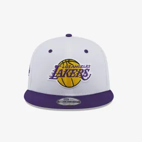 LA LAKERS WHITE CROWN PATCH WHITE 9FIFTY SNAPBACK CAP 'WHITE'