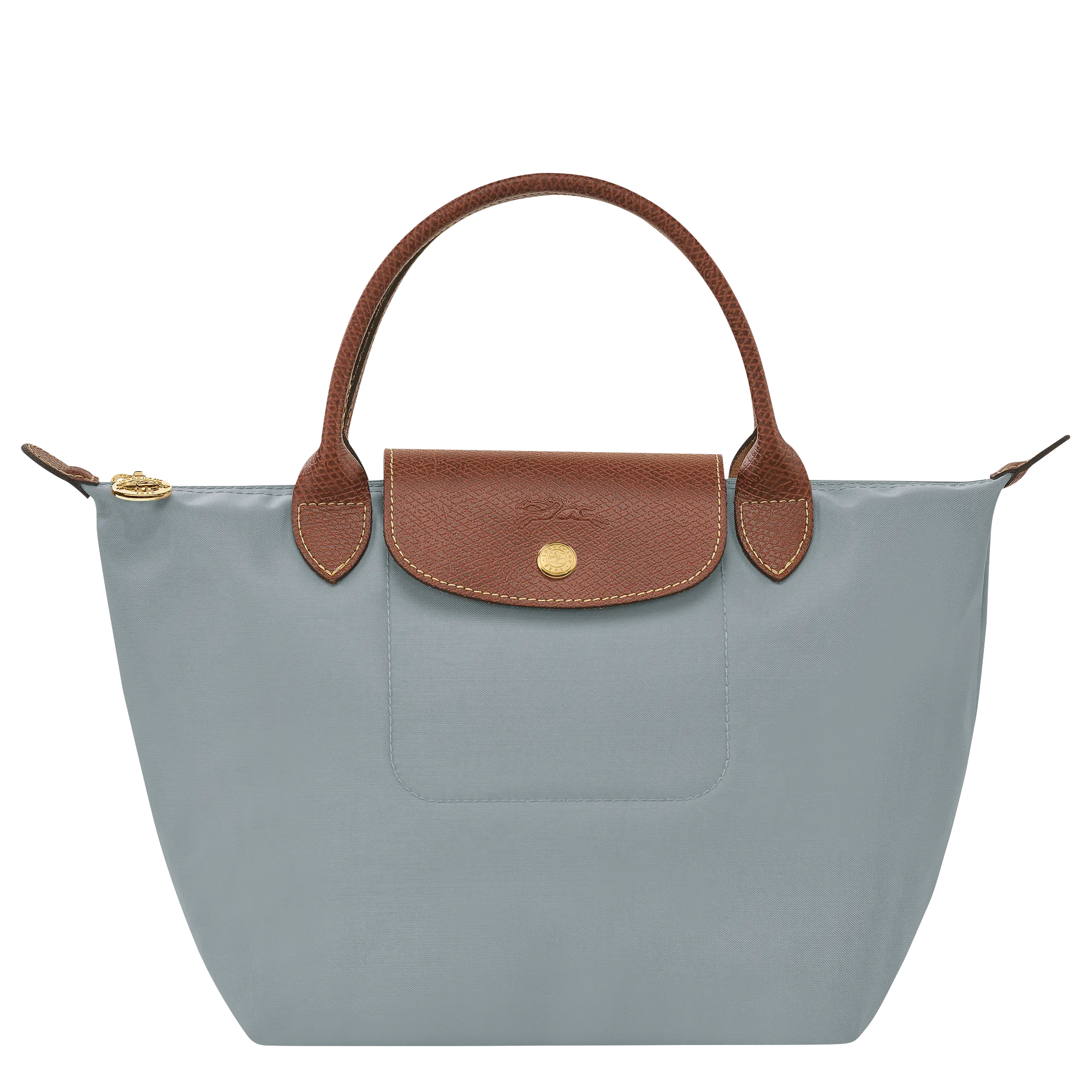 Le Pliage Original S Handbag Steel - Recycled canvas