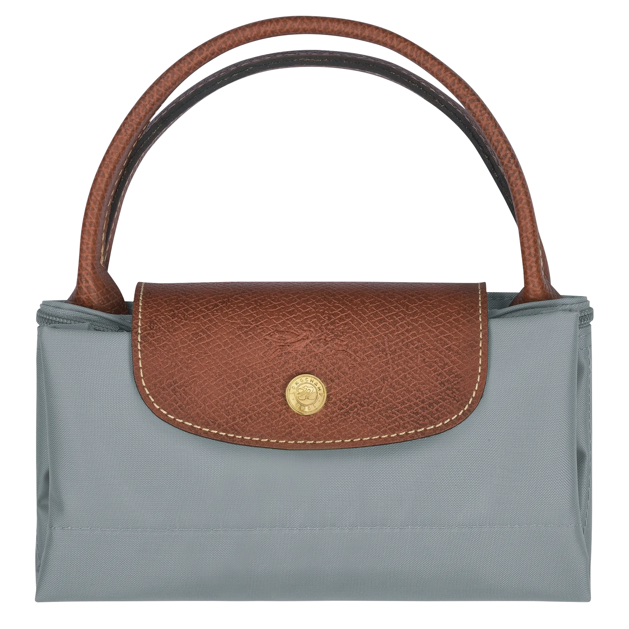 Le Pliage Original S Handbag Steel - Recycled canvas