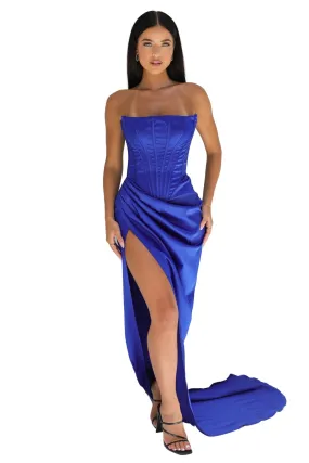 LIA STUBLLA - Celine Gown (Cobalt Blue) - RRP $989