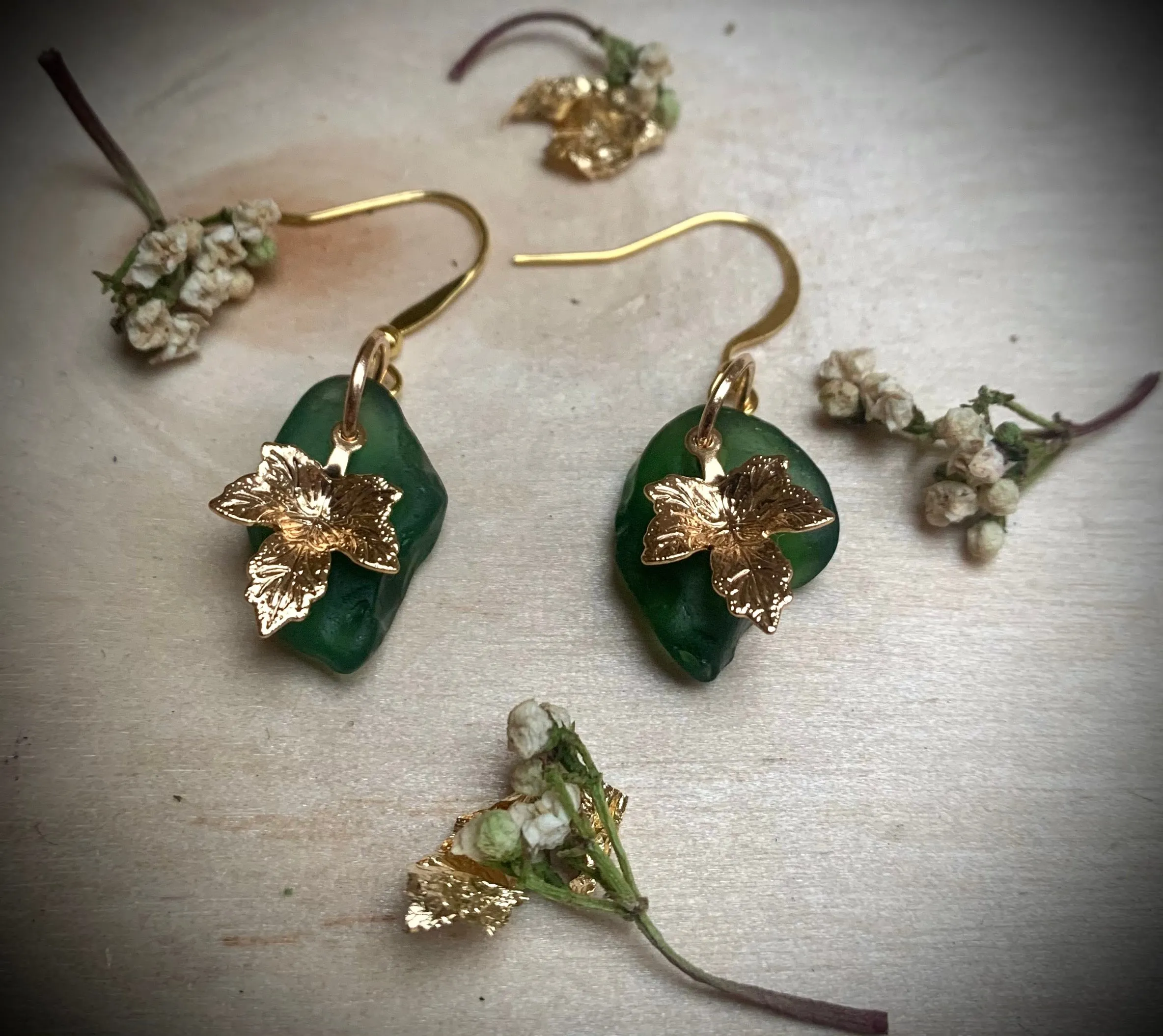 Lizzy Leaf Earrings