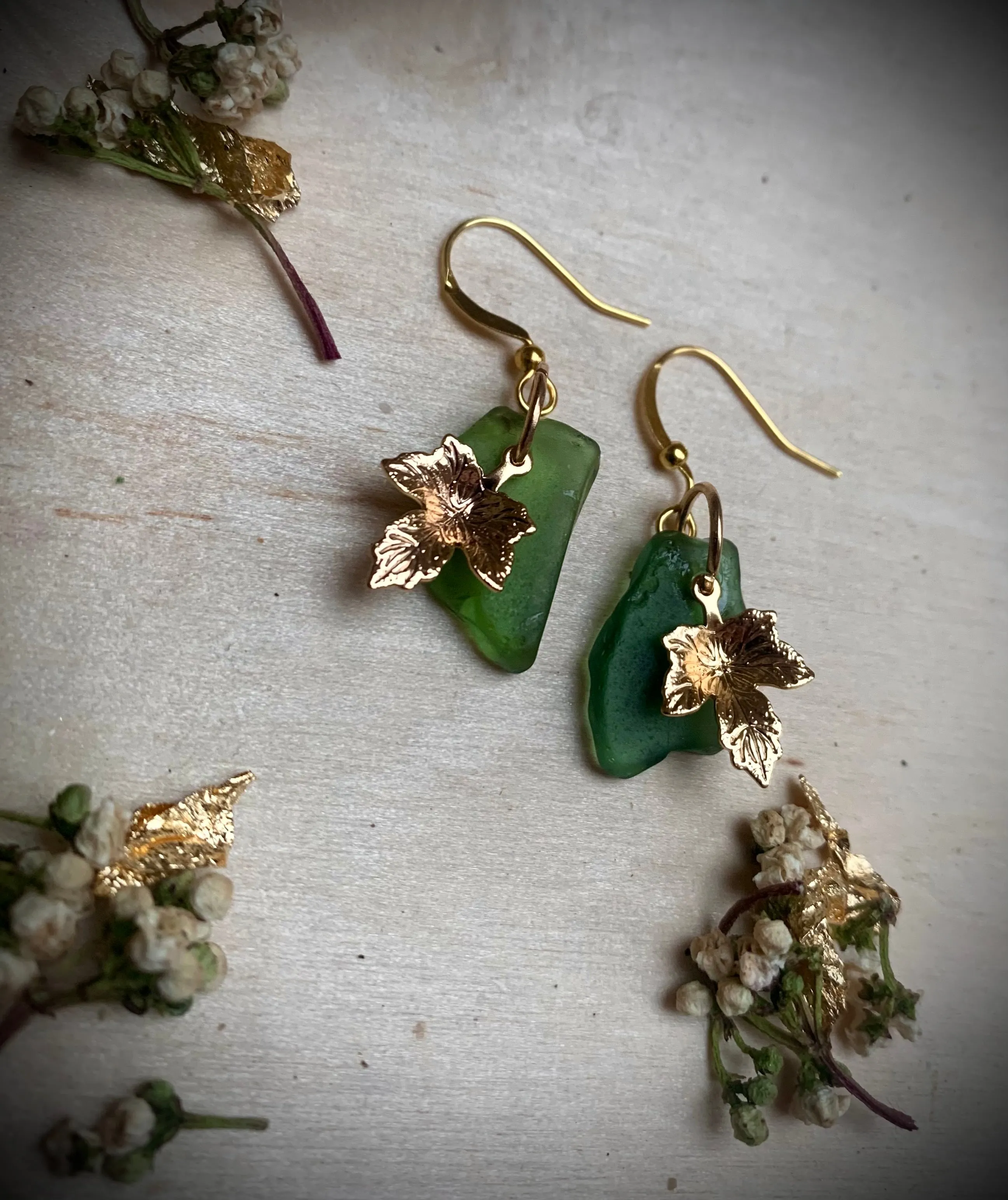 Lizzy Leaf Earrings