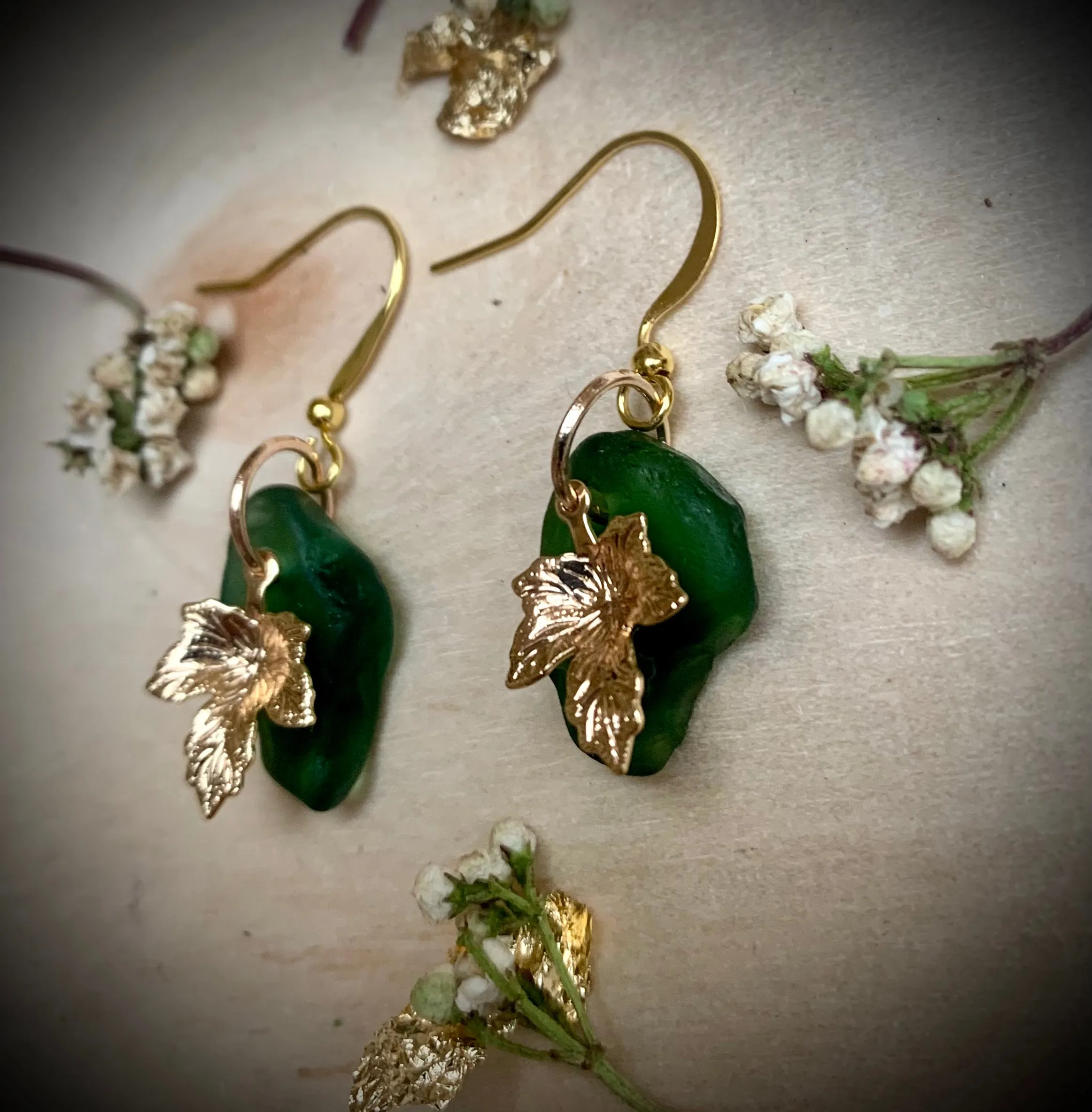 Lizzy Leaf Earrings