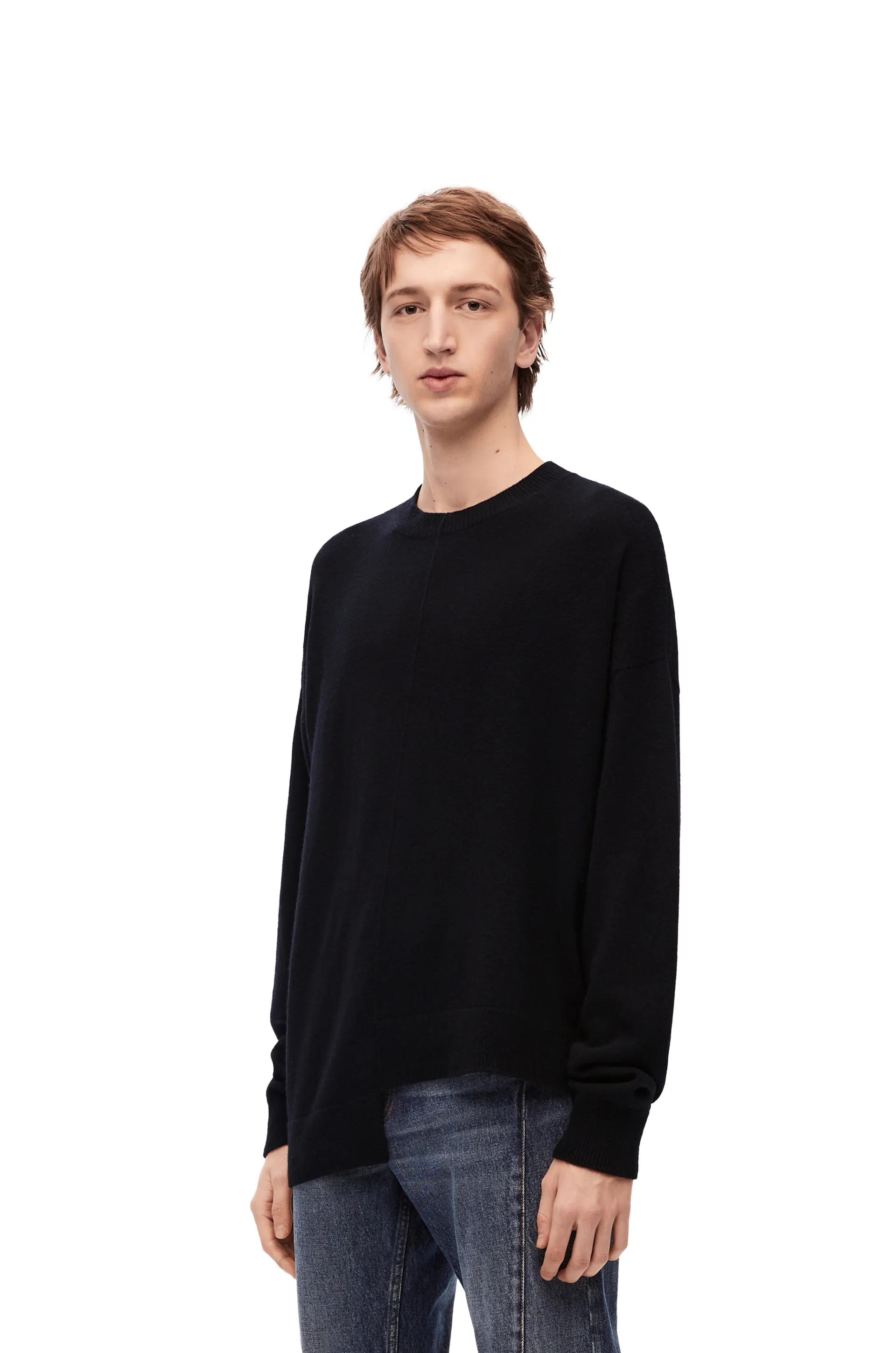 LOEWE  |Wool Plain Logo Asymmetry Luxury FX Advantage / Exclusive