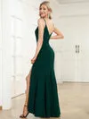 Long Spagetti Strap Fishtail  Gown Size Smal lStyle 00058