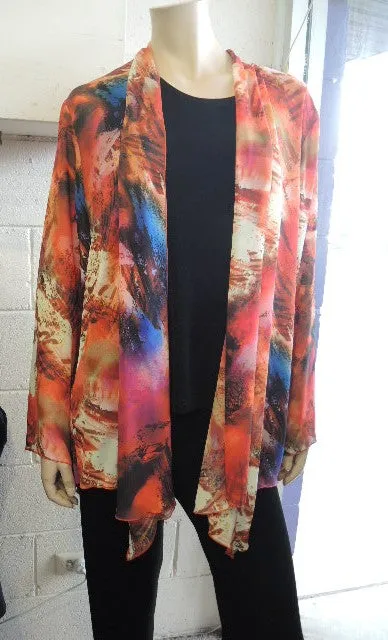 Lorissa Furnace Chiffon Jacket (SIZE 26)