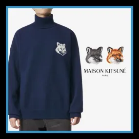 MAISON KITSUNE  |Wool Logo Designers Sweaters