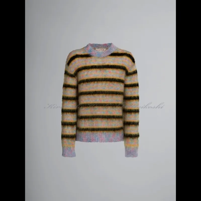 MARNI  |Crew Neck Stripes Designers Sweaters