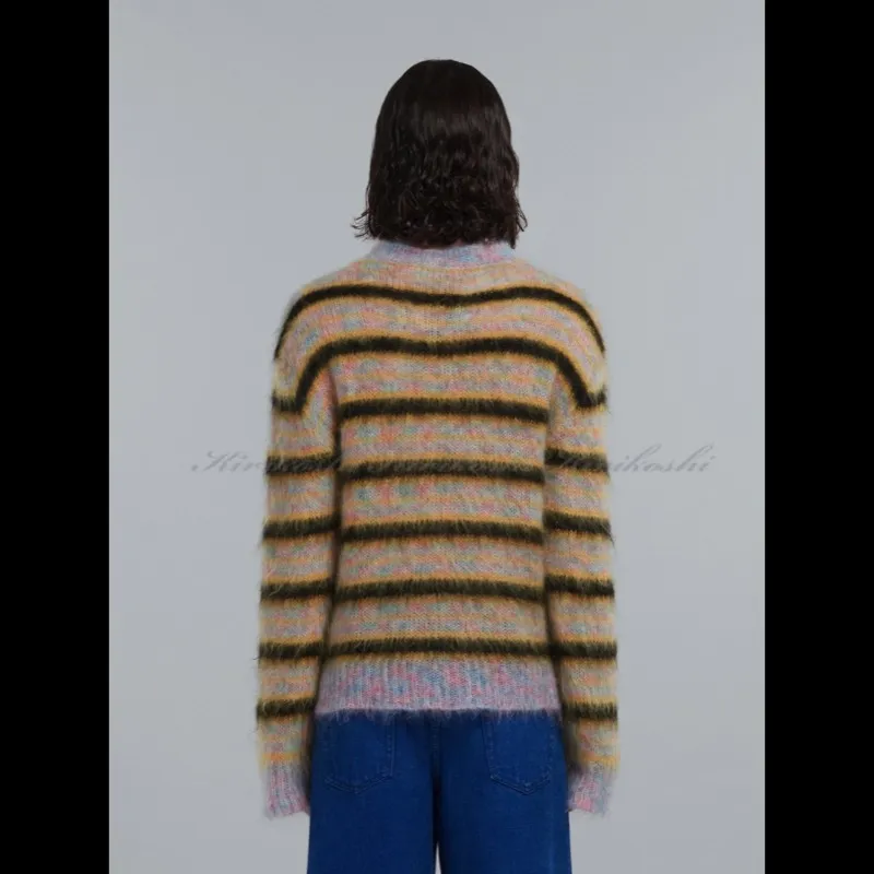 MARNI  |Crew Neck Stripes Designers Sweaters