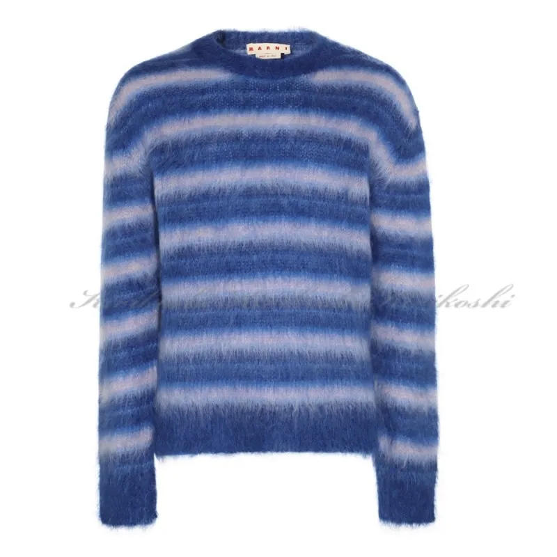 MARNI  |Crew Neck Stripes Designers Sweaters