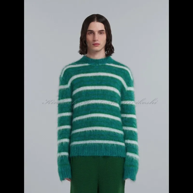 MARNI  |Crew Neck Stripes Designers Sweaters