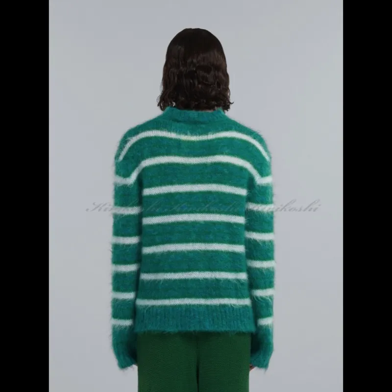 MARNI  |Crew Neck Stripes Designers Sweaters