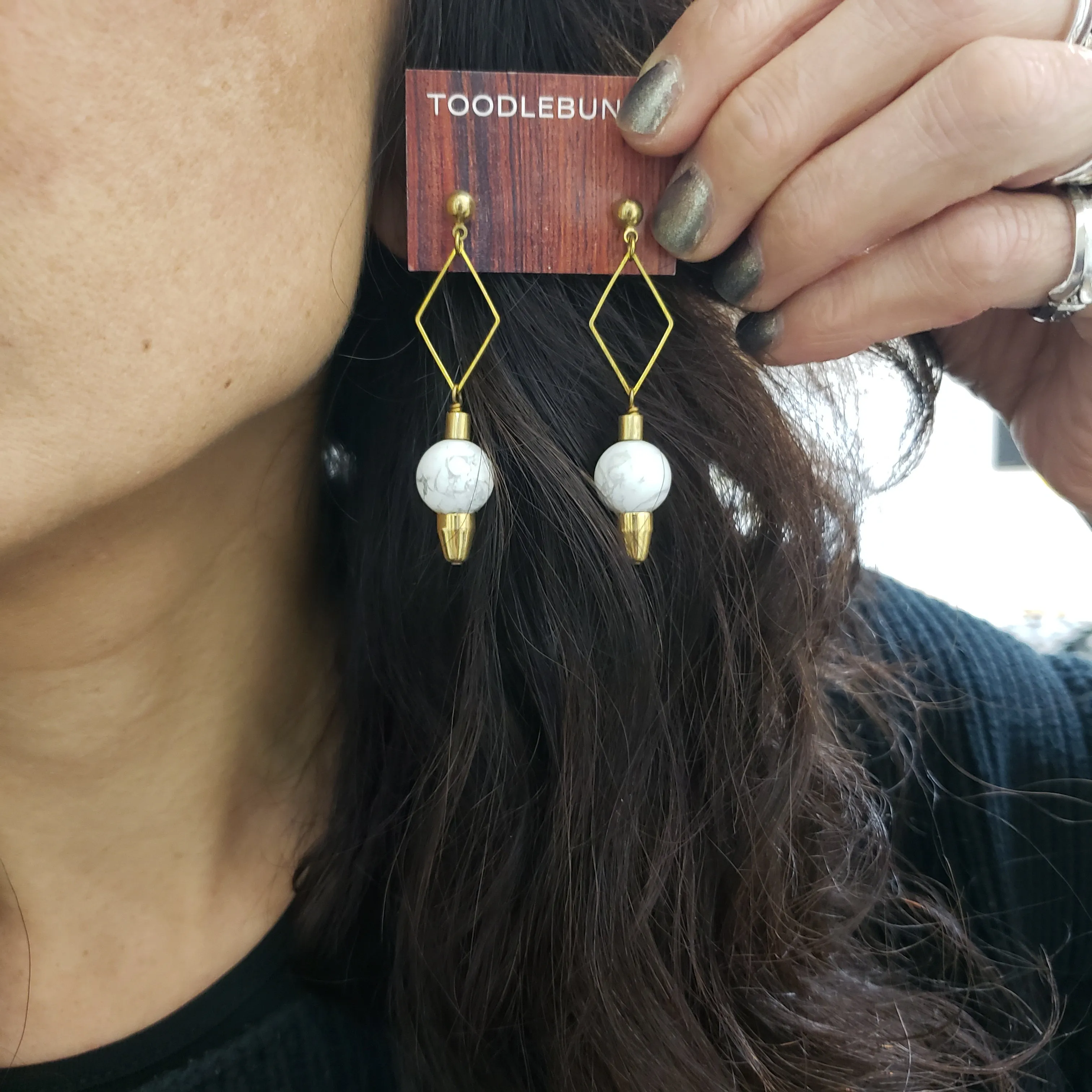 Marquis Point Drop Earrings - more colors available