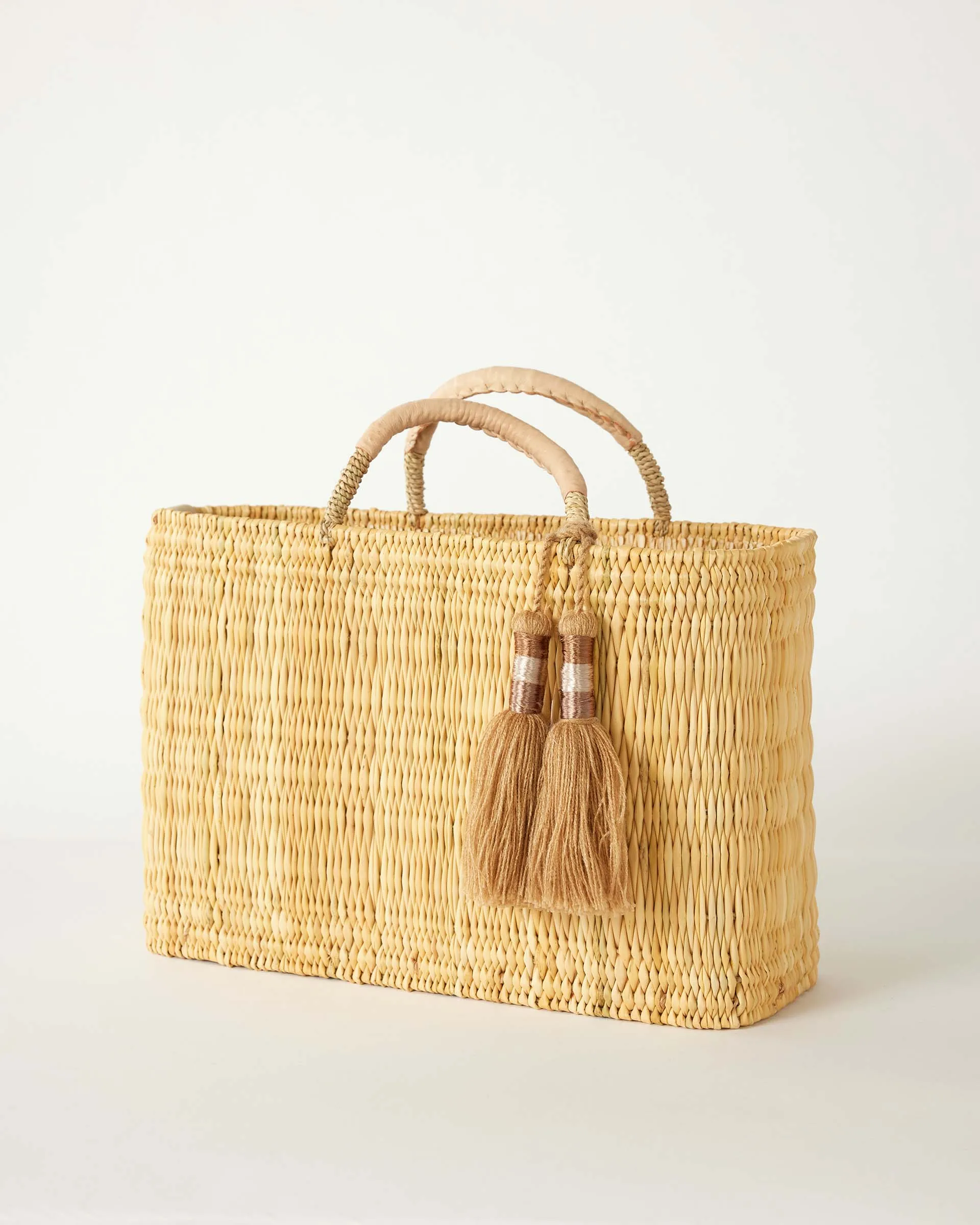 Medina Tassel Basket - Medium