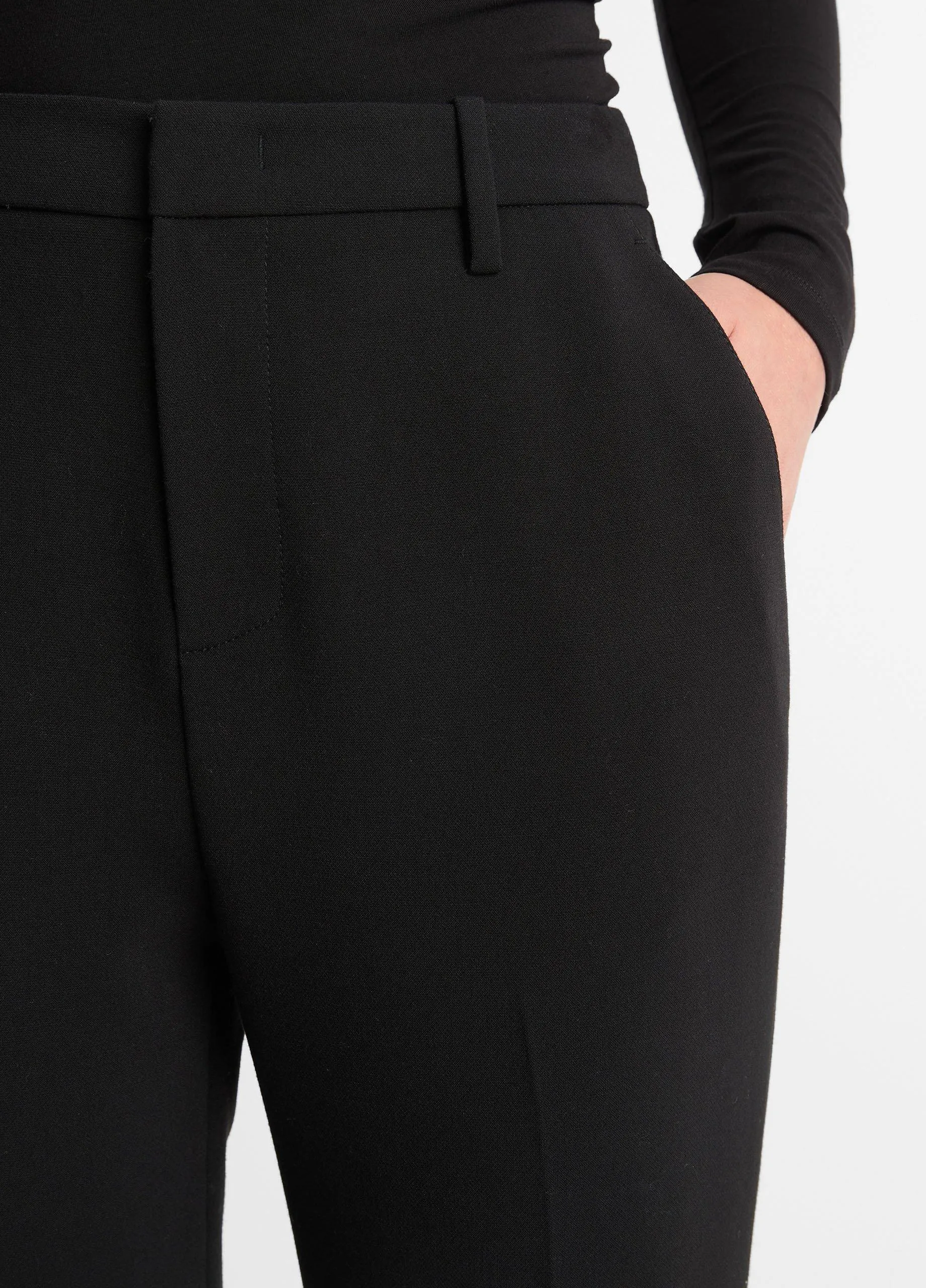 Mid-Rise Tailored Flare Pant