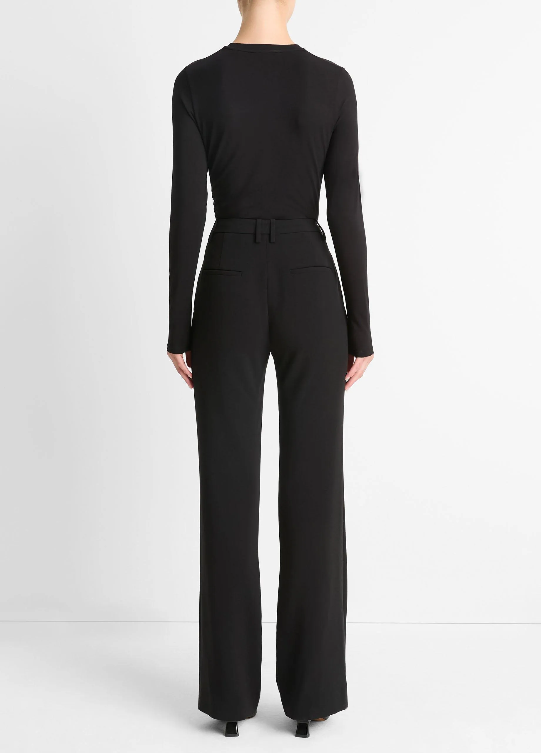 Mid-Rise Tailored Flare Pant