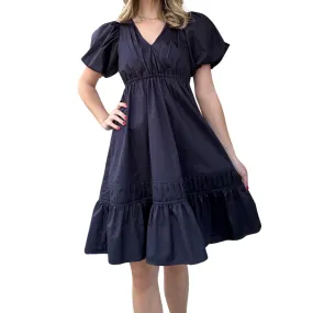 Monica Nera Stephanie Dress - Navy