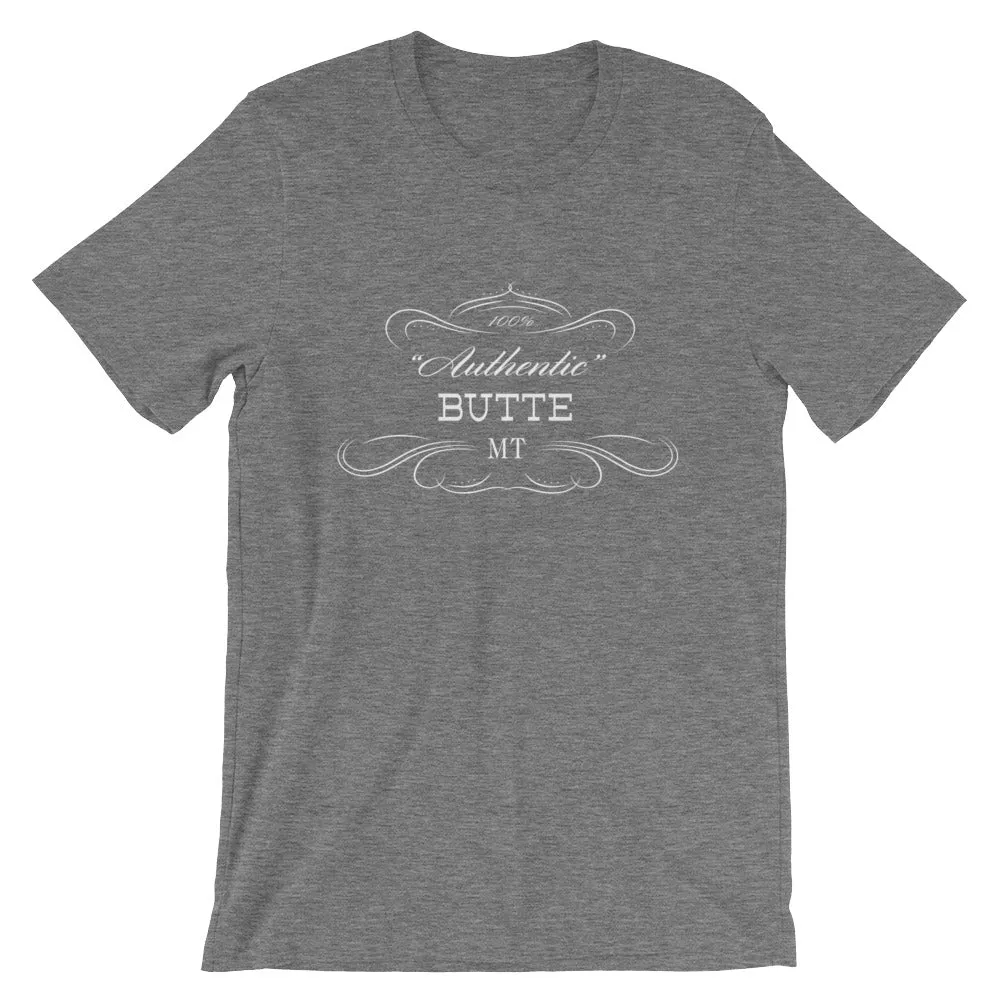 Montana - Butte MT - Short-Sleeve Unisex T-Shirt - Authentic