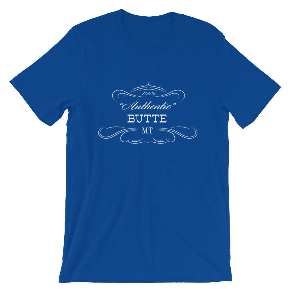 Montana - Butte MT - Short-Sleeve Unisex T-Shirt - Authentic