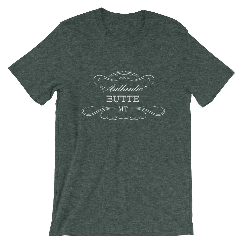 Montana - Butte MT - Short-Sleeve Unisex T-Shirt - Authentic