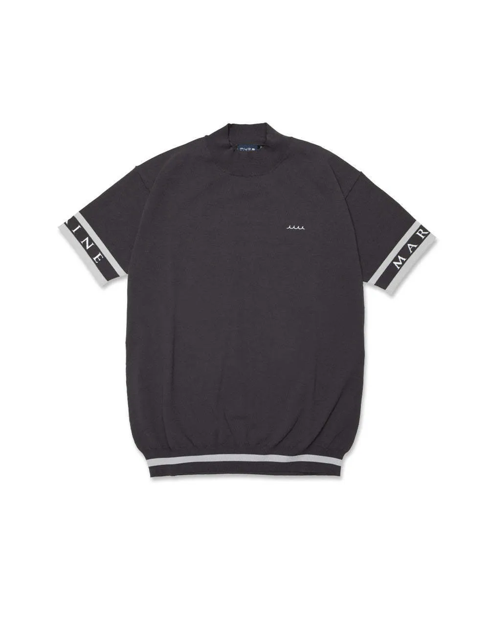 muta  |Plain Cotton Short Sleeves Logo Sweaters