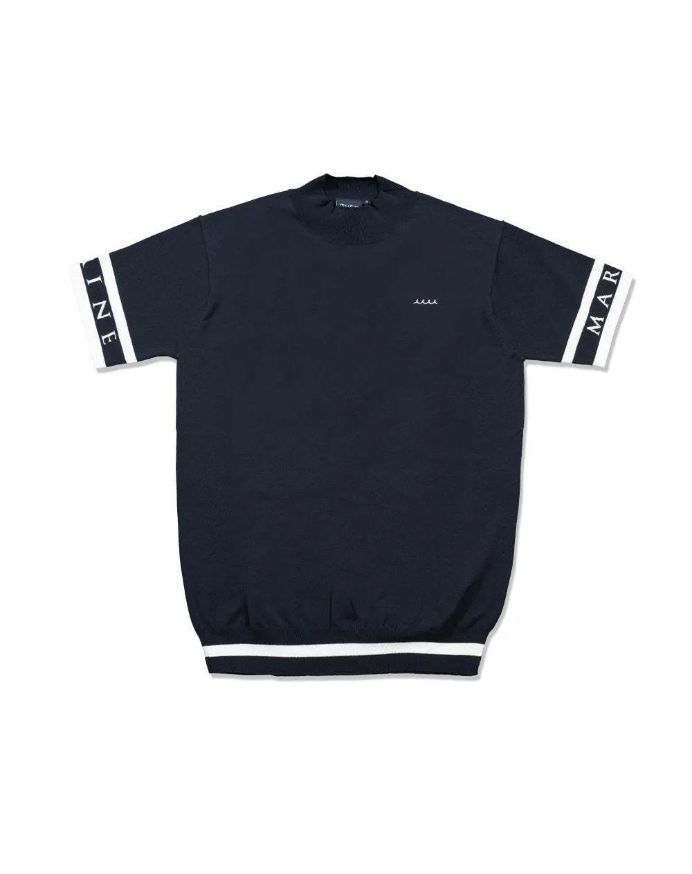 muta  |Plain Cotton Short Sleeves Logo Sweaters