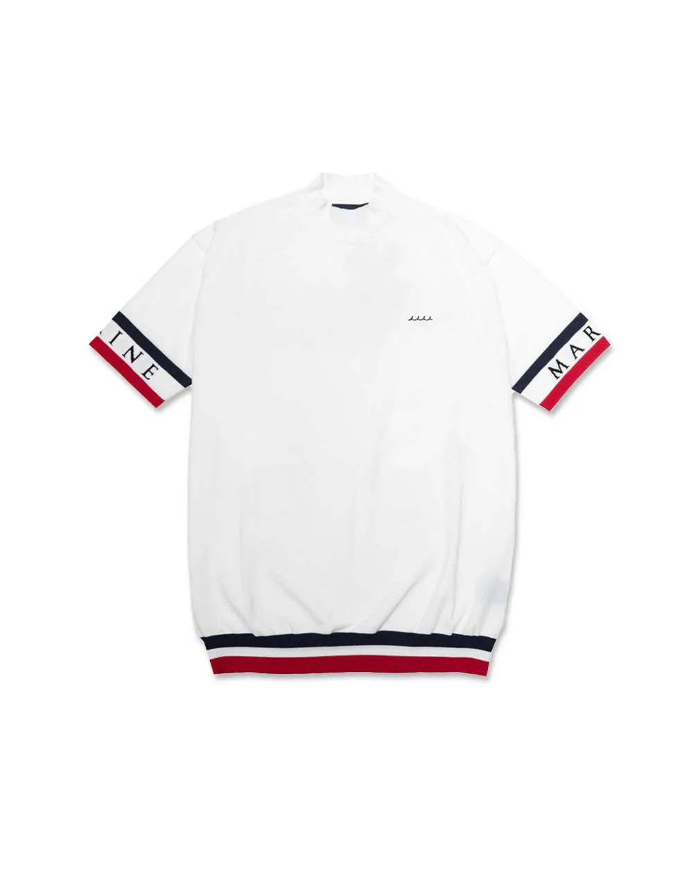 muta  |Plain Cotton Short Sleeves Logo Sweaters