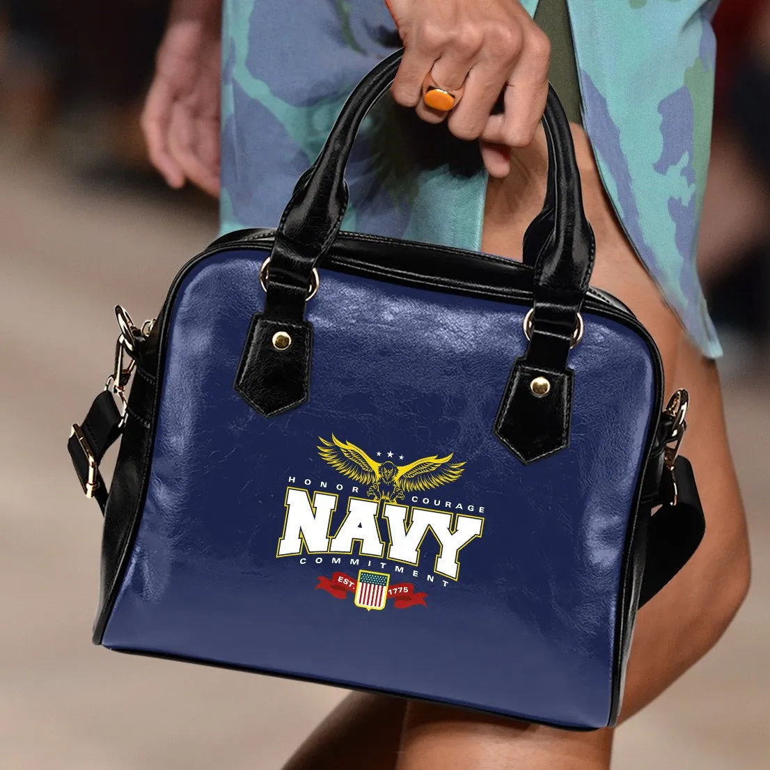 Navy Handbag