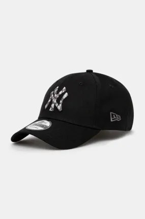 New Era cotton baseball cap SEASONAL INFILL 9FORTY® NEW YORK YANKEES black color with an application 60565121