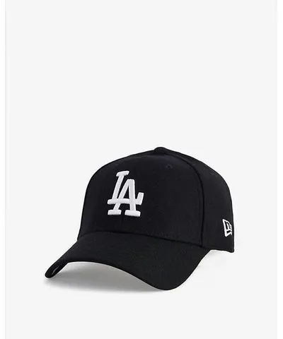 New Era Mens Black 9FORTY L.A Dodgers wool-blend cap