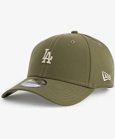 New Era Mens Green Med 9FORTY Mini Logo L.A Dodgers recycled-polyester cap