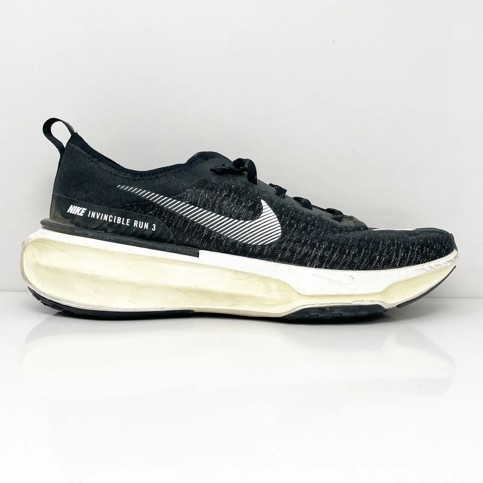 Nike Mens ZoomX Invincible Run FK 3 DR2615-001 Black Running Shoes Sneaker Sz 10