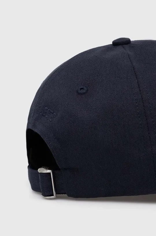 Norse Projects cotton baseball cap navy blue color