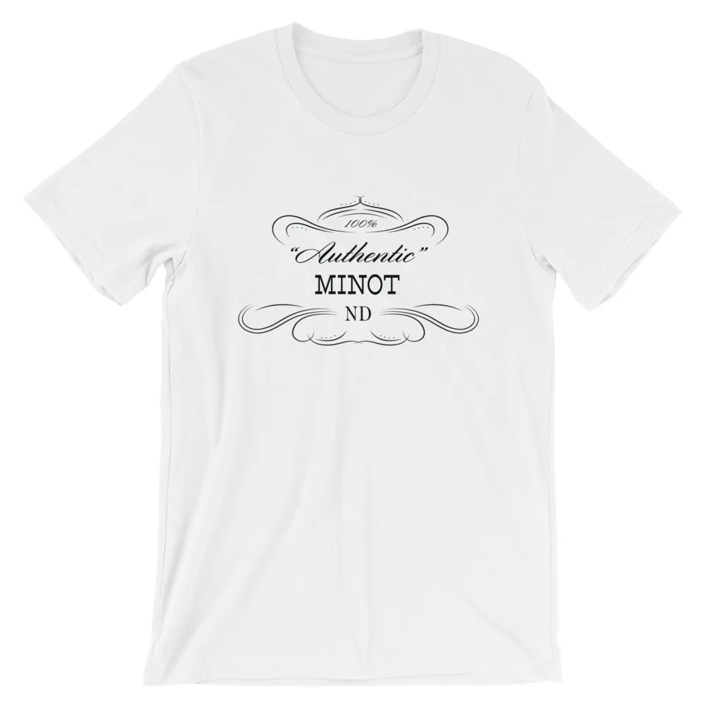 North Dakota - Minot ND - Short-Sleeve Unisex T-Shirt - Authentic