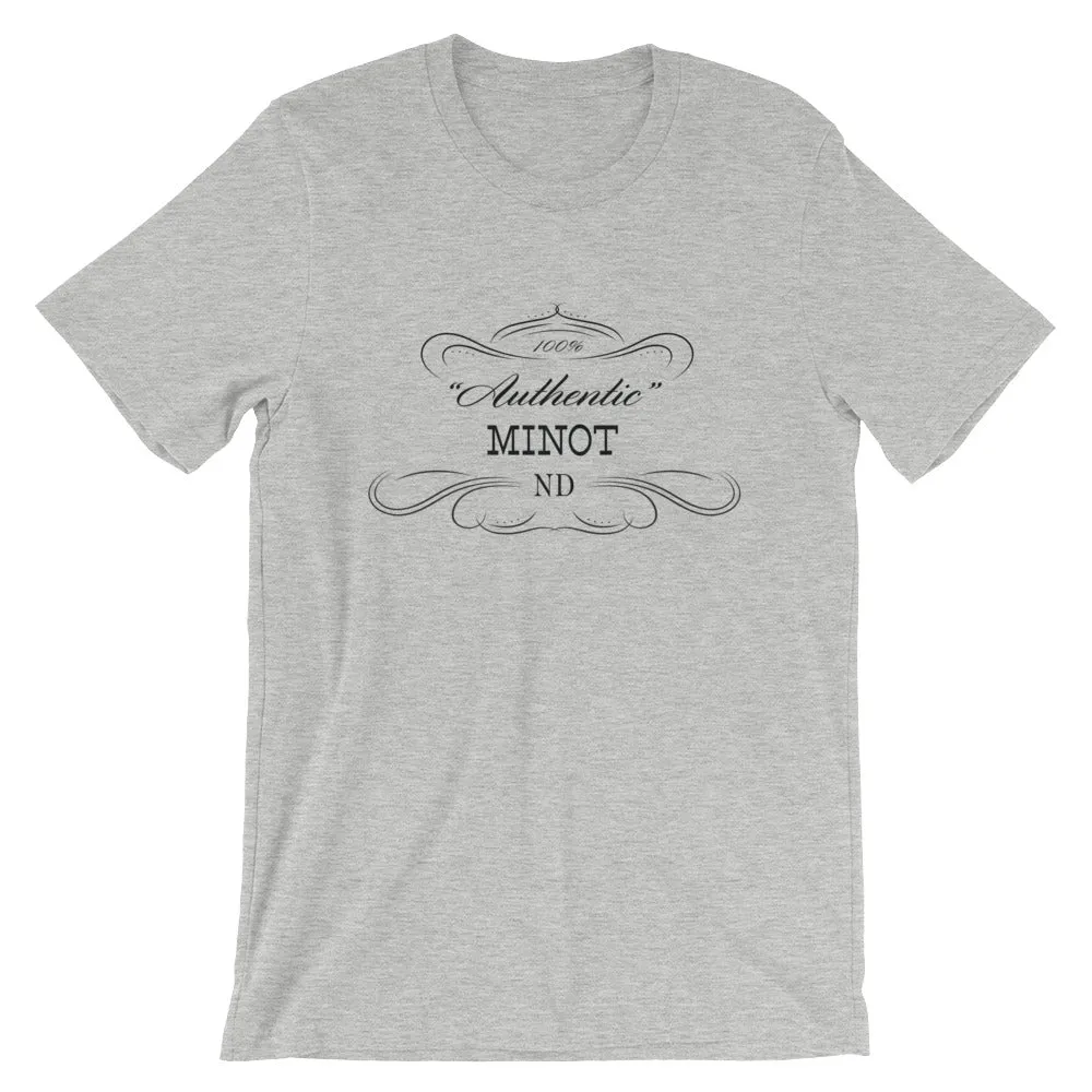 North Dakota - Minot ND - Short-Sleeve Unisex T-Shirt - Authentic