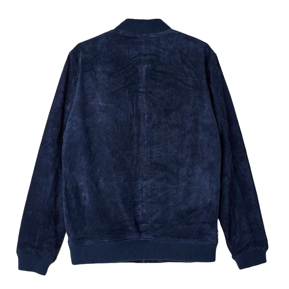 OBEY BUNKER SUEDE JACKET // MIDNIGHT NAVY