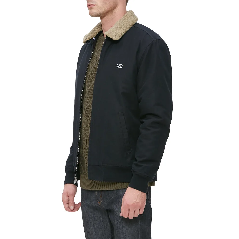 OBEY CLUBBER JACKET // BLACK