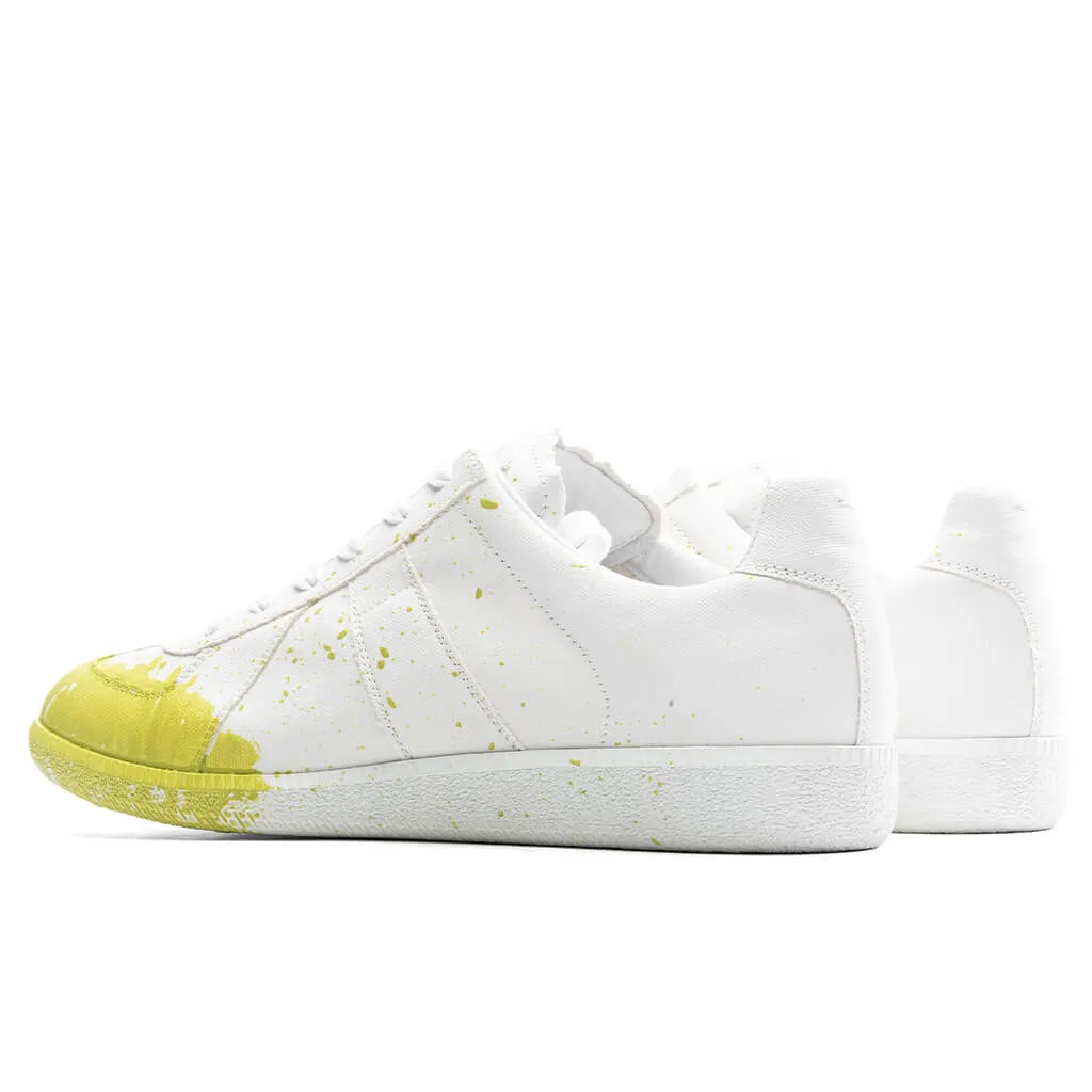 Paint Splatter Sneakers - White/Cedro