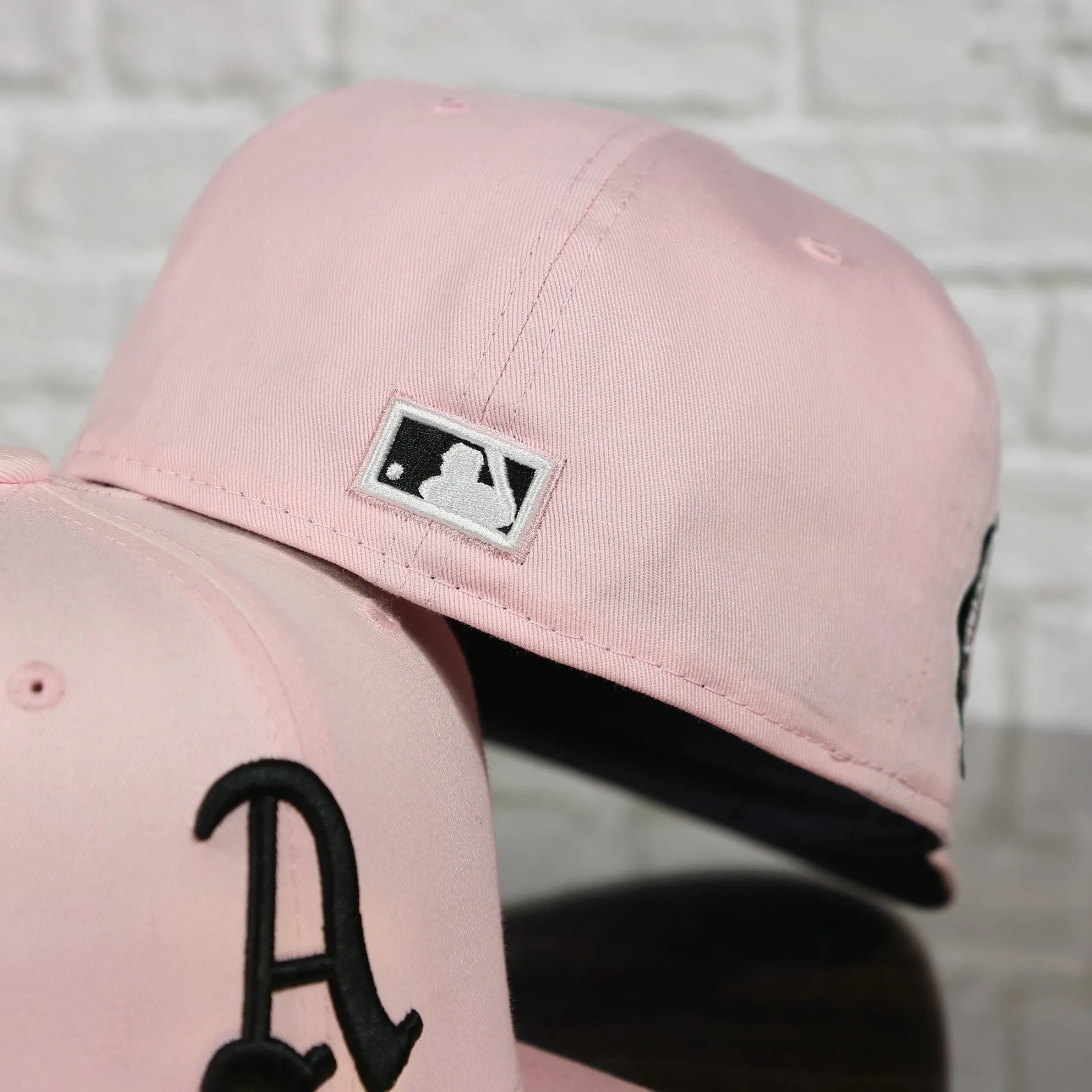 Philadelphia Athletics 1910 World Series Side Patch Black Bottom Pink 59Fifty Fitted Cap | The Athletics Pack