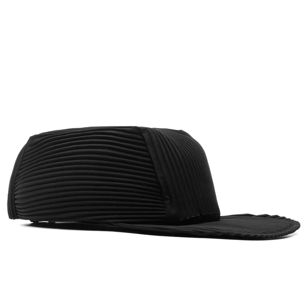 Pleats Cap - Black