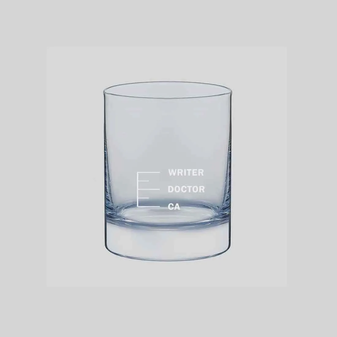 Premium Whisky Glasses for Gift Drinking Glasses - WRITER DOCTOR CA