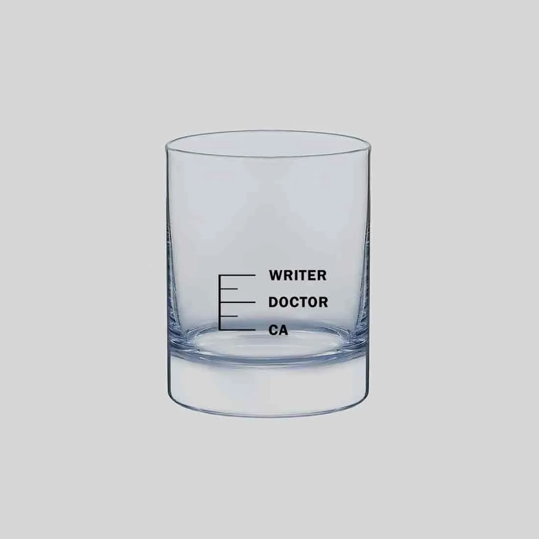 Premium Whisky Glasses for Gift Drinking Glasses - WRITER DOCTOR CA