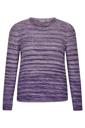 Rabe & LecomtePURPLE STRIPED SWEATER