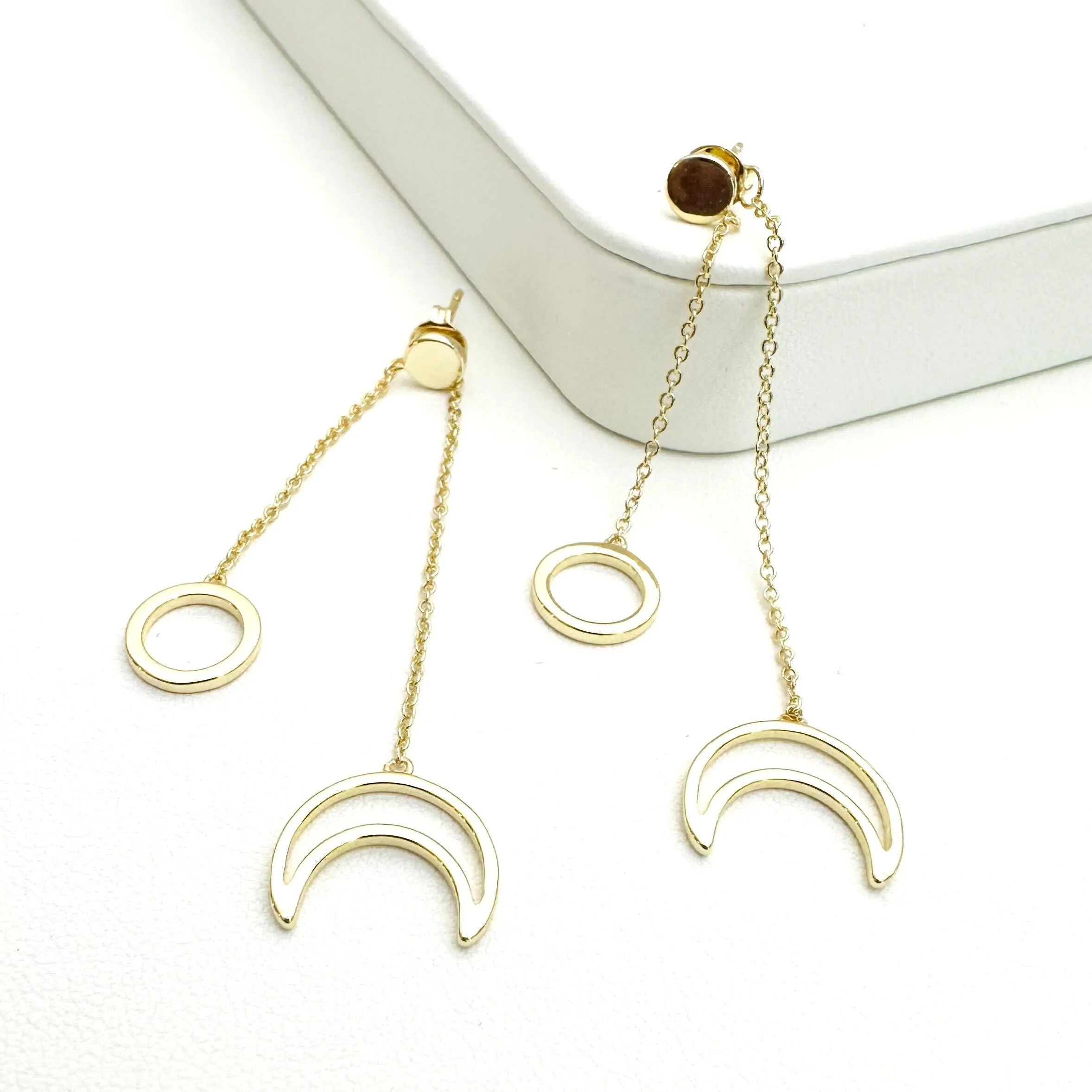 Raining Moon Earrings