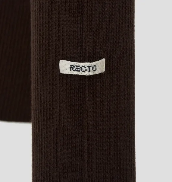 RECTO  |Wool Silk Street Style Logo Sweaters