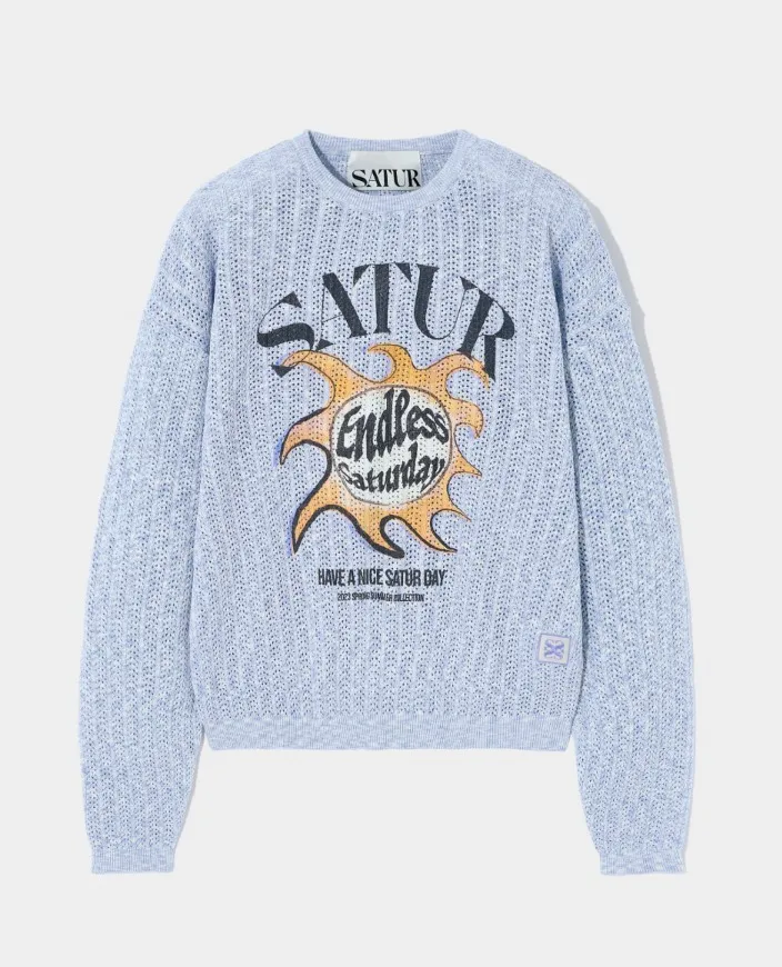 SATUR  |Unisex Street Style Logo Sweaters