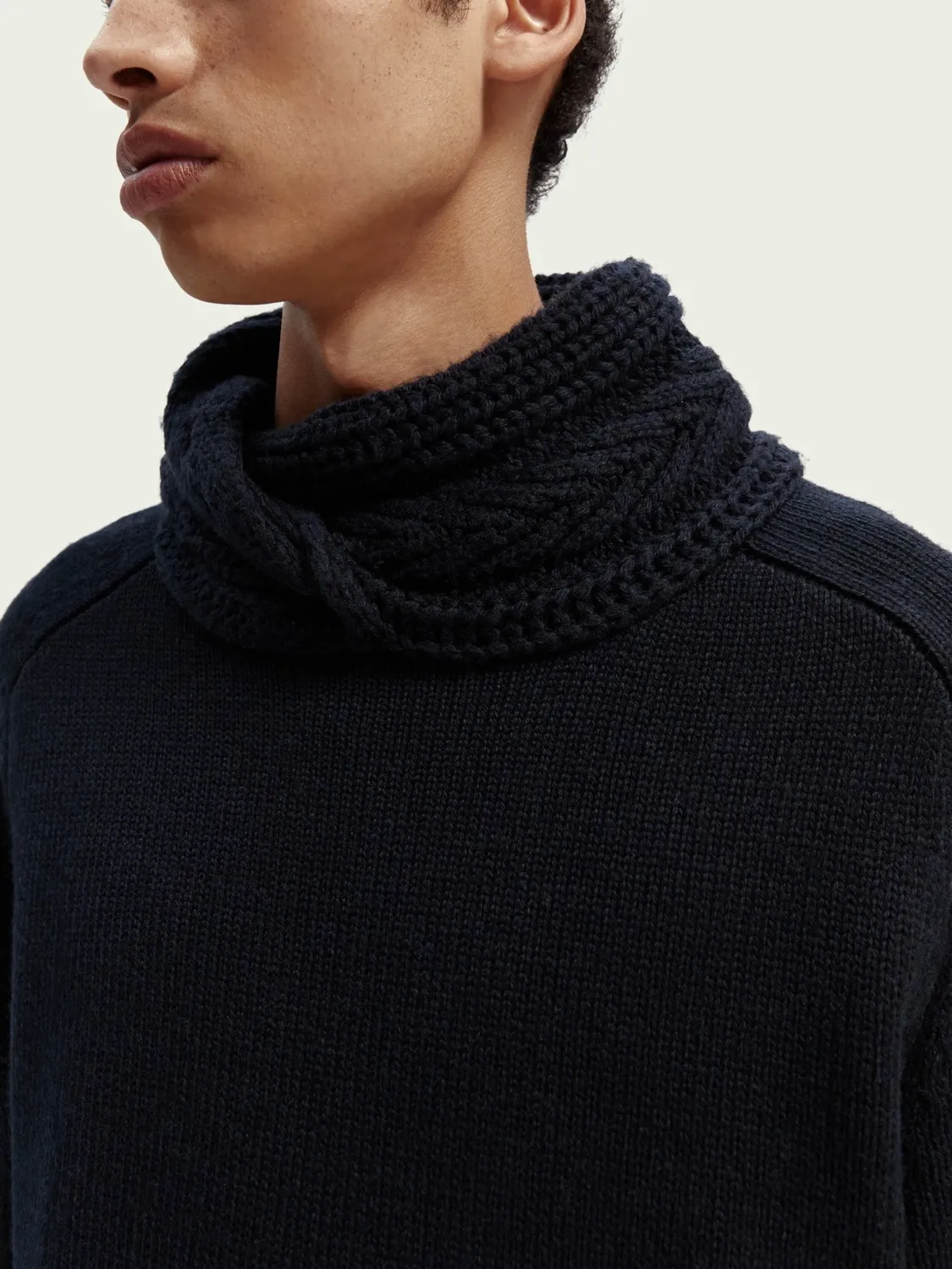 Scotch & Soda  |Plain Logo Surf Style Sweaters