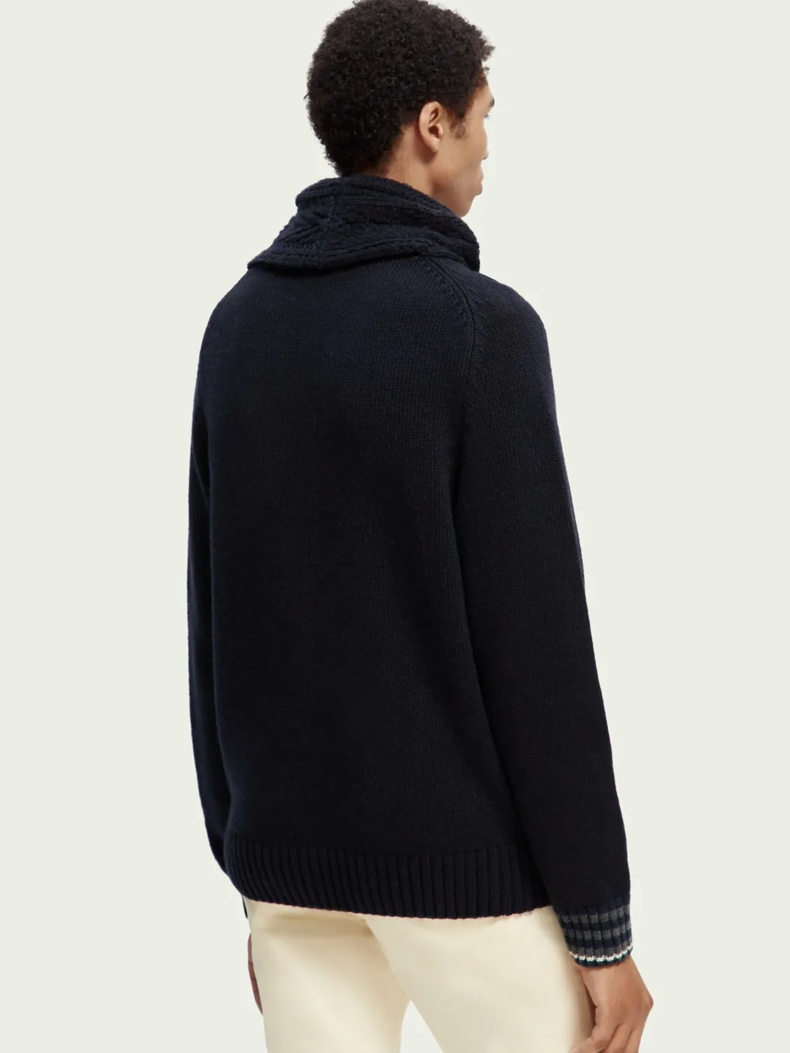 Scotch & Soda  |Plain Logo Surf Style Sweaters