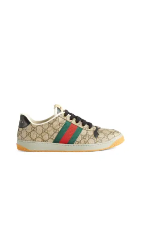 Screener Sneakers - Beige/Red/Green